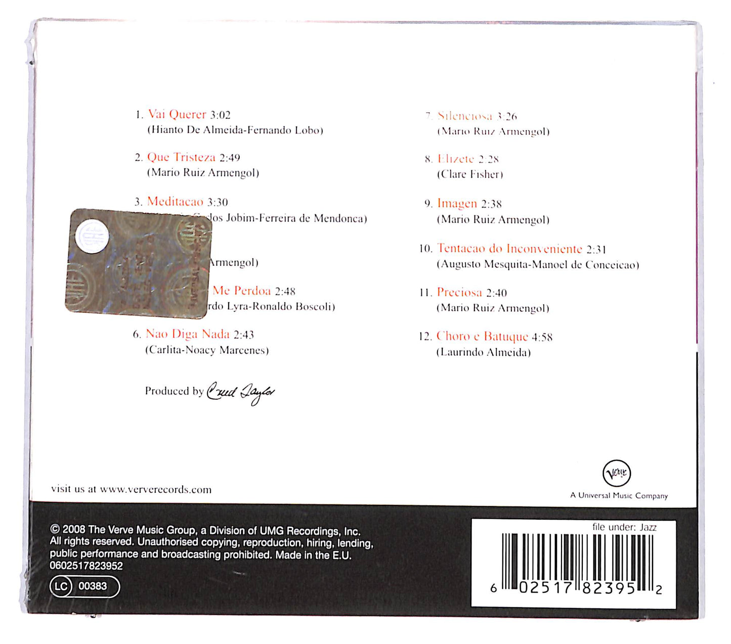 EBOND Cal Tjader - Plays The Contemporary Music Of Mexico And Brazil CD CD131523