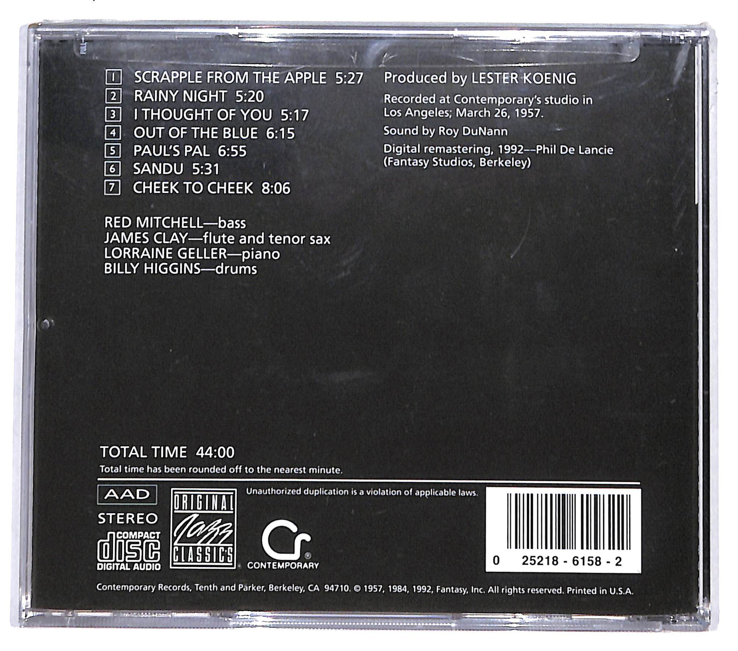 EBOND Red Mitchell - Presenting Red Mitchell CD CD131538