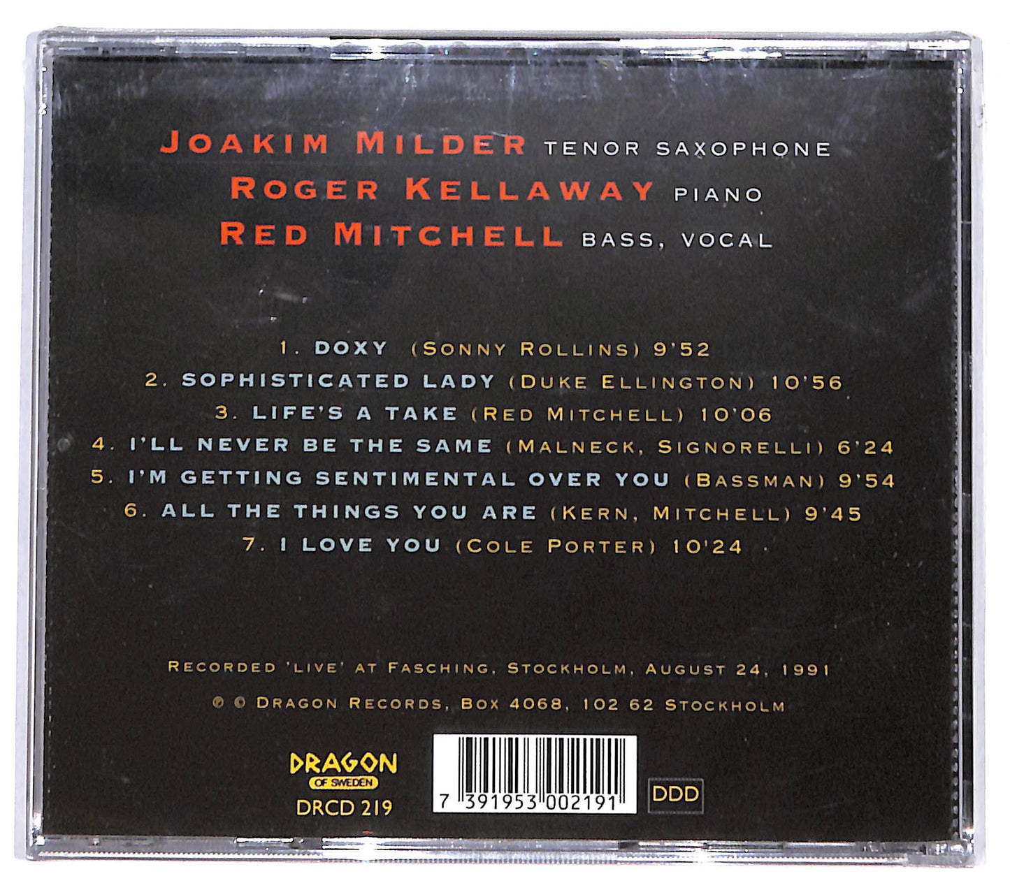 EBOND Mitchell Milder Kellaway - Live In Stockholm CD CD131541