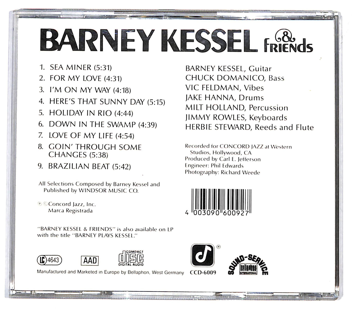 EBOND Barney Kessel - Barney Kessel & Friends CD CD131609