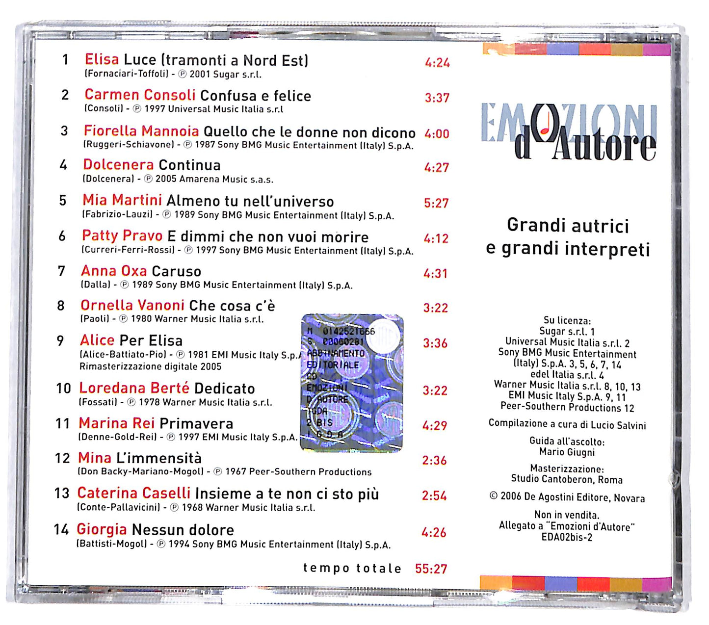 EBOND Various - Grandi Autrici E Grandi Interpreti CD CD131641