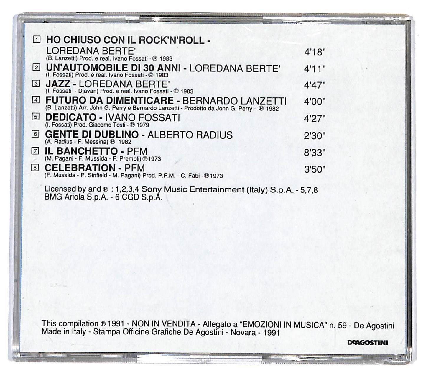 EBOND Various - Con Un Rock... Alle Spalle CD CD131648