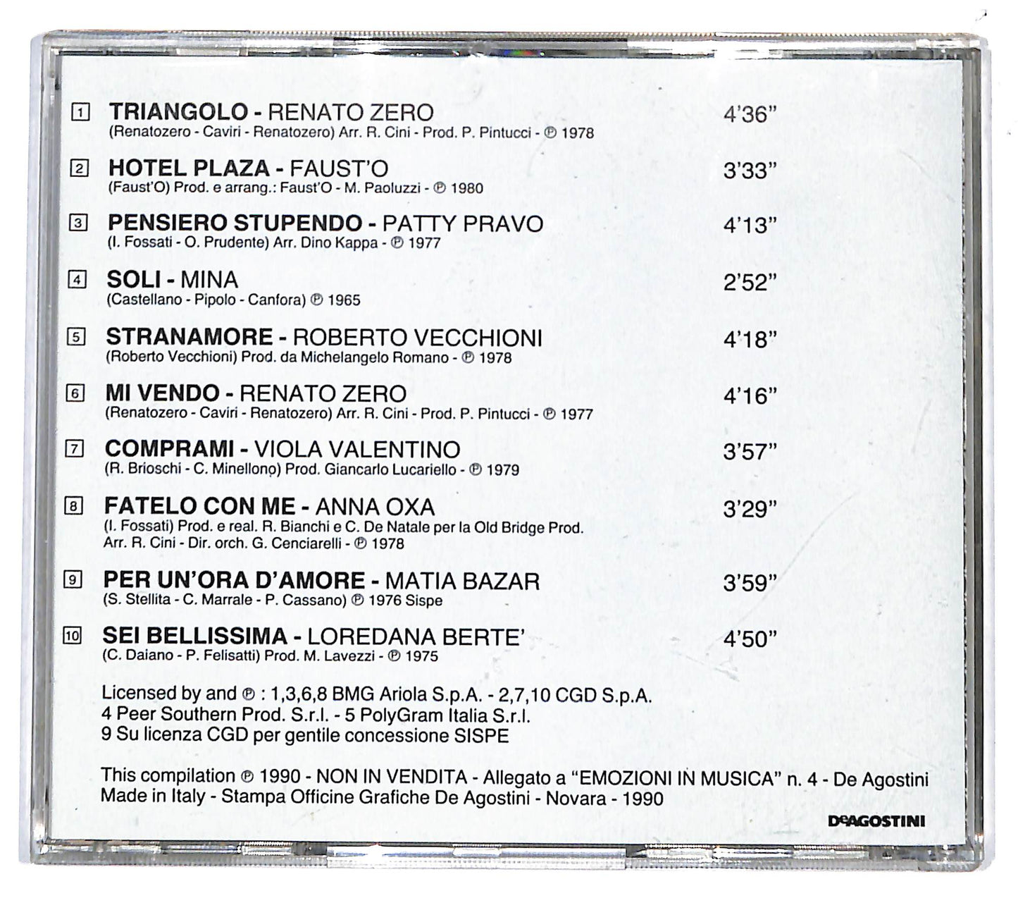 EBOND Various - Seduzioni CD CD131654