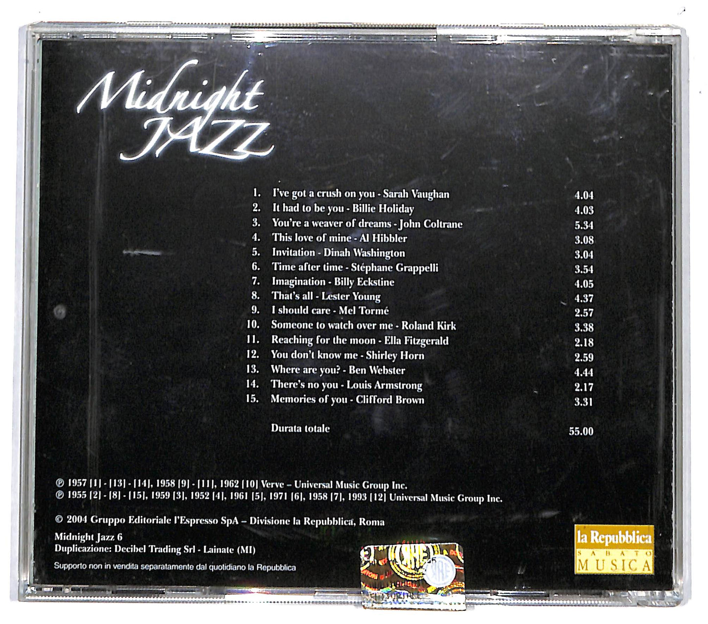 EBOND Various - Midnight Jazz - 6 CD CD131656