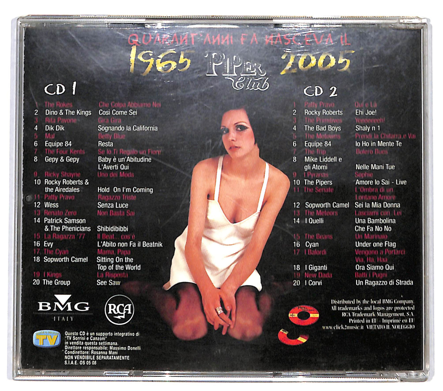 EBOND Various - 1965-2005 - Quarant'Anni Fa Nasceva Il Piper Club CD CD131702