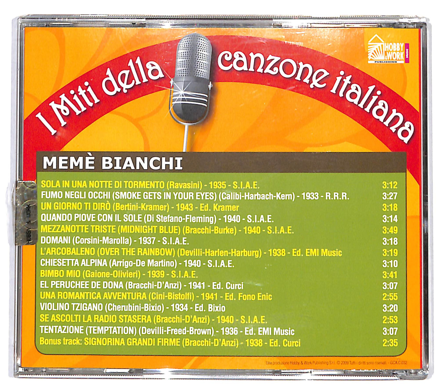 EBOND Meme Bianchi - Fumo Negli Occhi CD CD131705