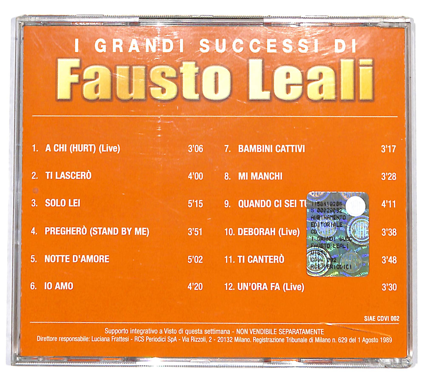 EBOND Fausto Leali - I grandi successi CD CD131708