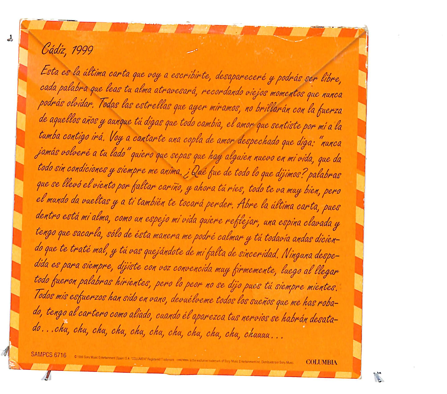 EBOND Los Cucas - La Ultima Carta CD CD131737