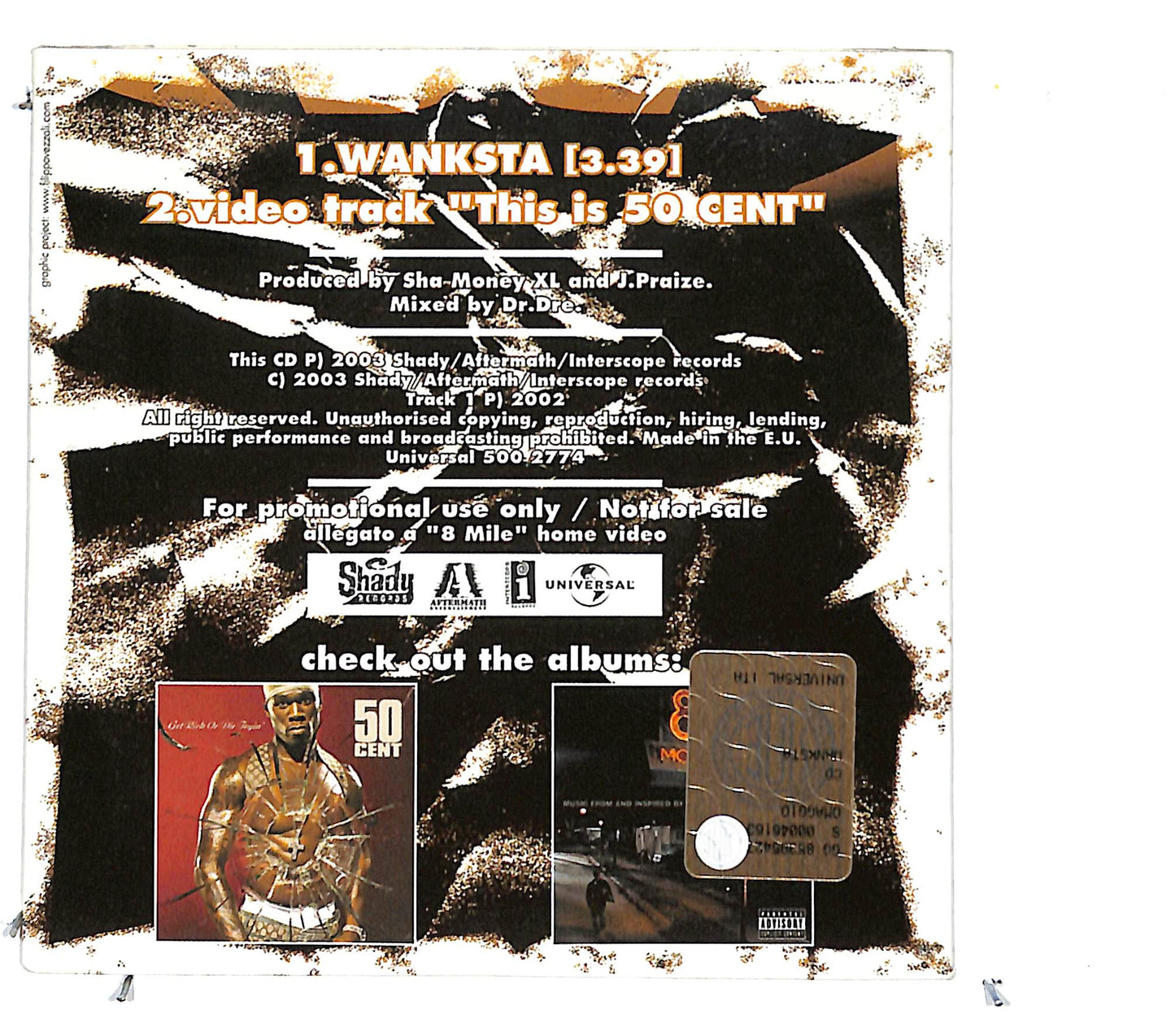 EBOND 50 Cent - Wanksta CD CD131740