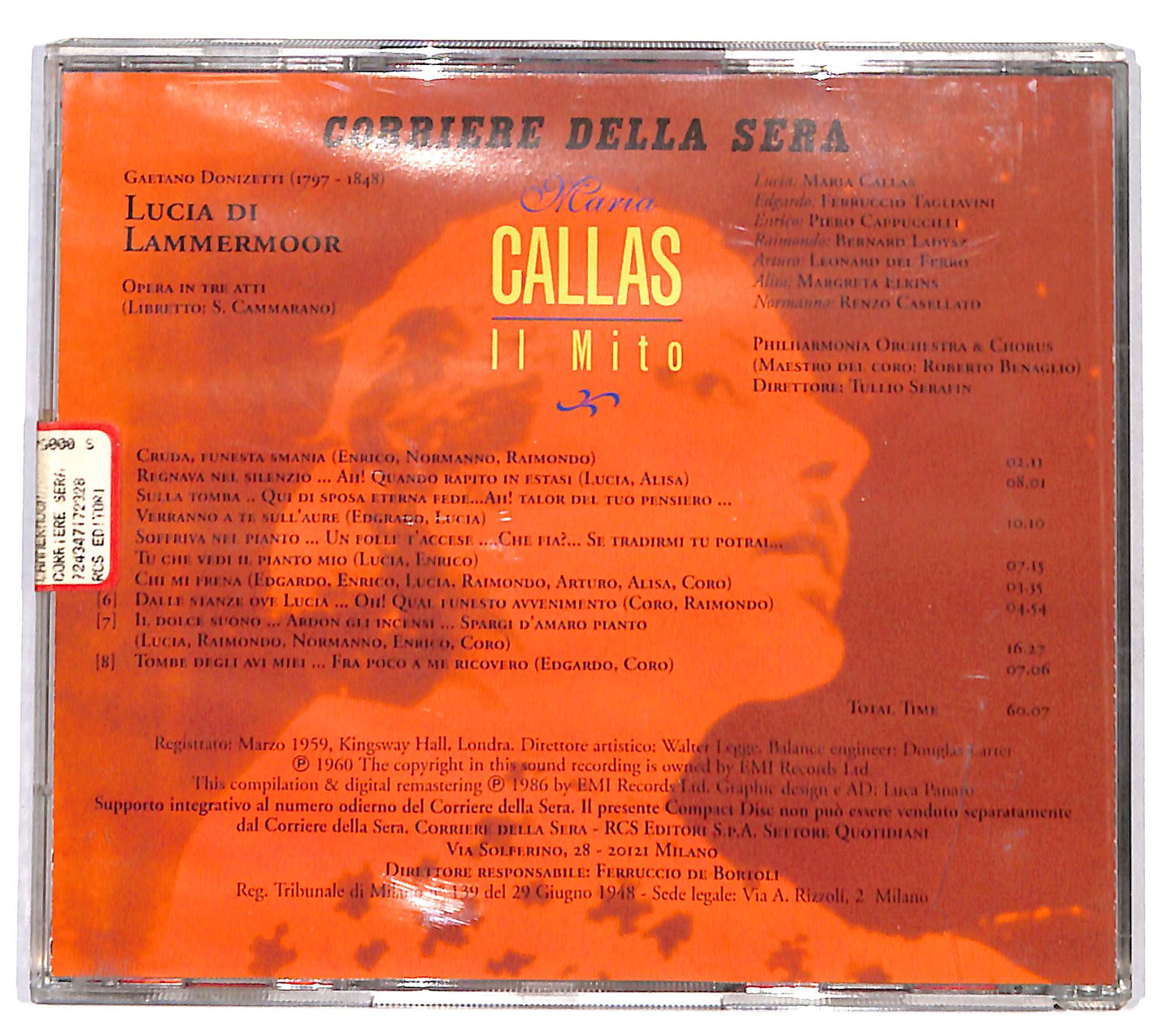 EBOND Maria Callas - Il Mito - Lucia Di Lammermoor CD CD131763