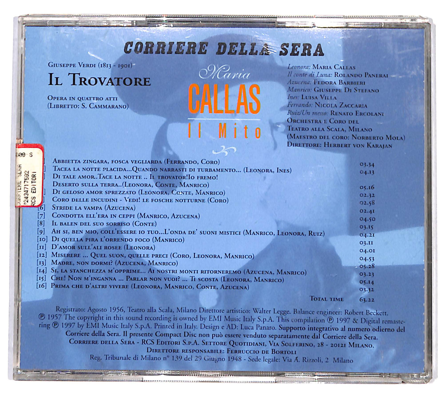 EBOND Maria Callas - Il Mito - Il Trovatore CD CD131766