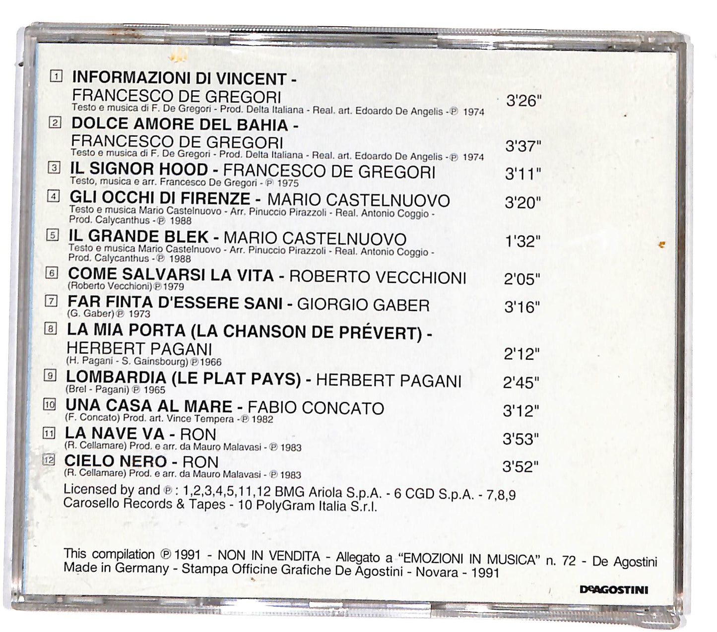 EBOND Various - Follie E Dolci Amori CD CD131918