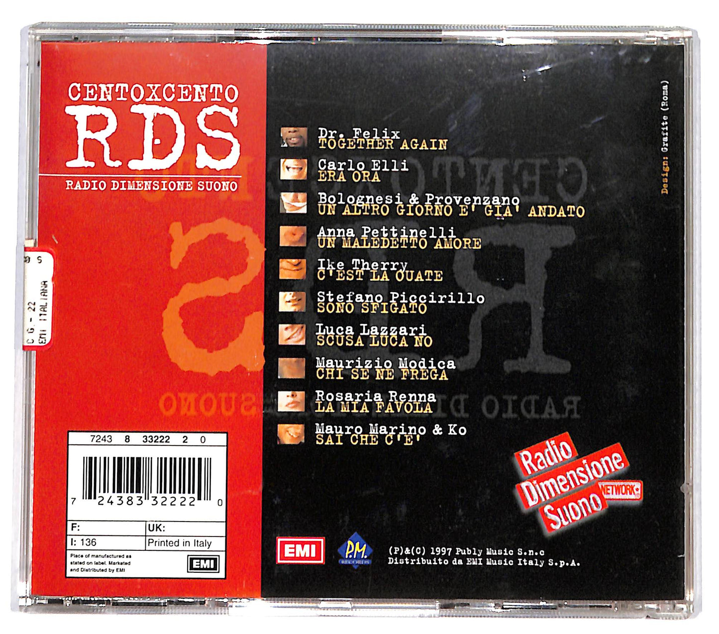 EBOND Various - Cento X Cento RDS Radio Dimensione Suono CD CD131926