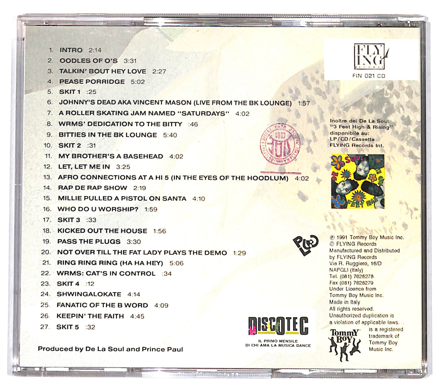 EBOND De La Soul - De La Soul Is Dead CD CD131931