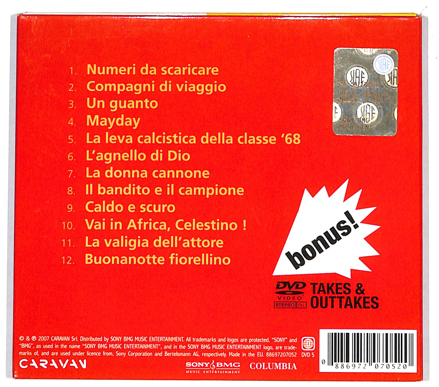 EBOND Francesco De Gregori - Left & Right DIGIPACK CD CD132005