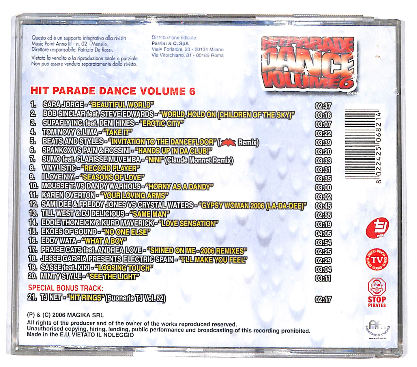 EBOND Various - Hit Parade Dance Volume 6 CD CD132162
