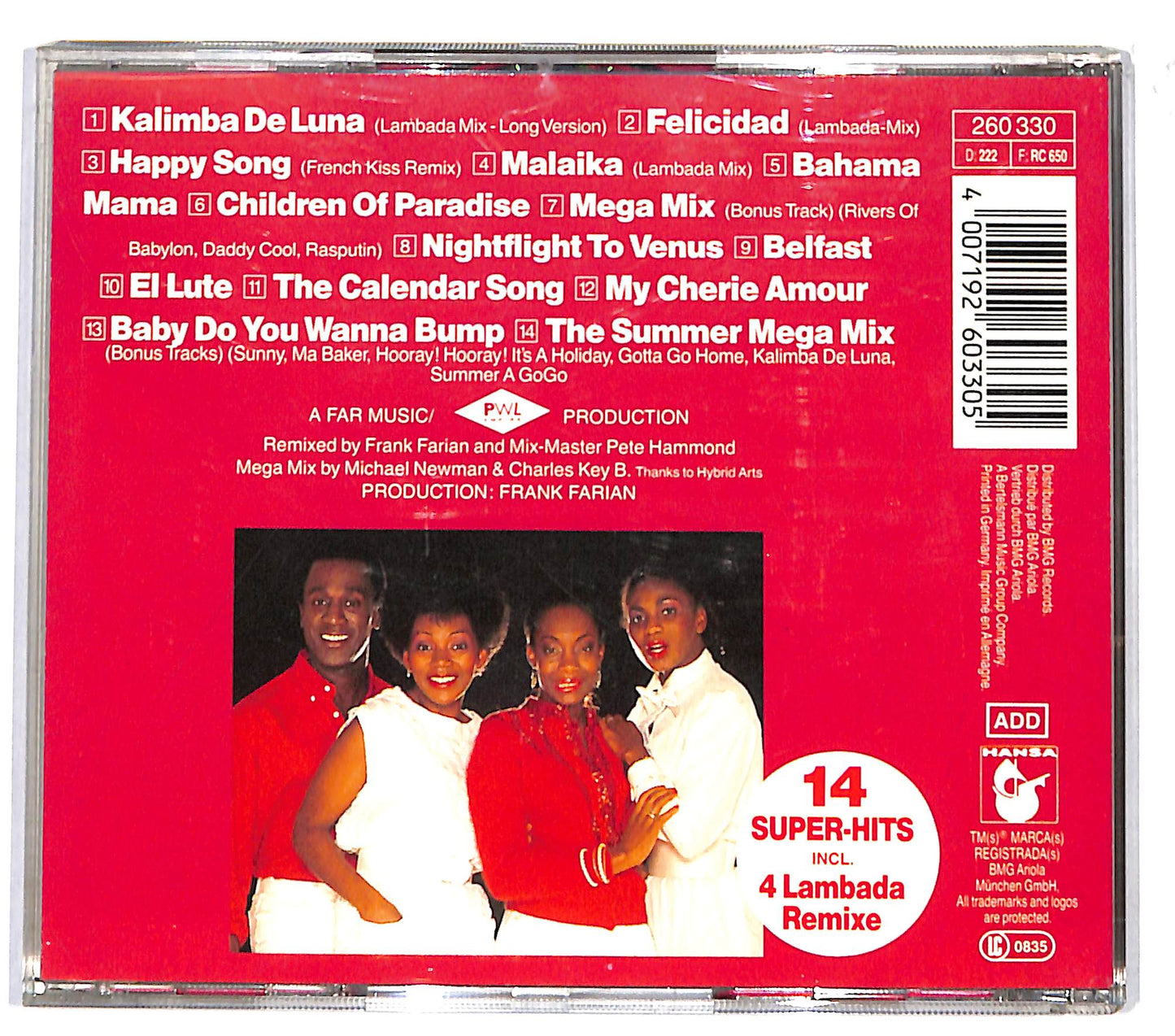 EBOND Boney M. - Greatest Hits Of All Times - Remix '89 • Volume II CD CD132228