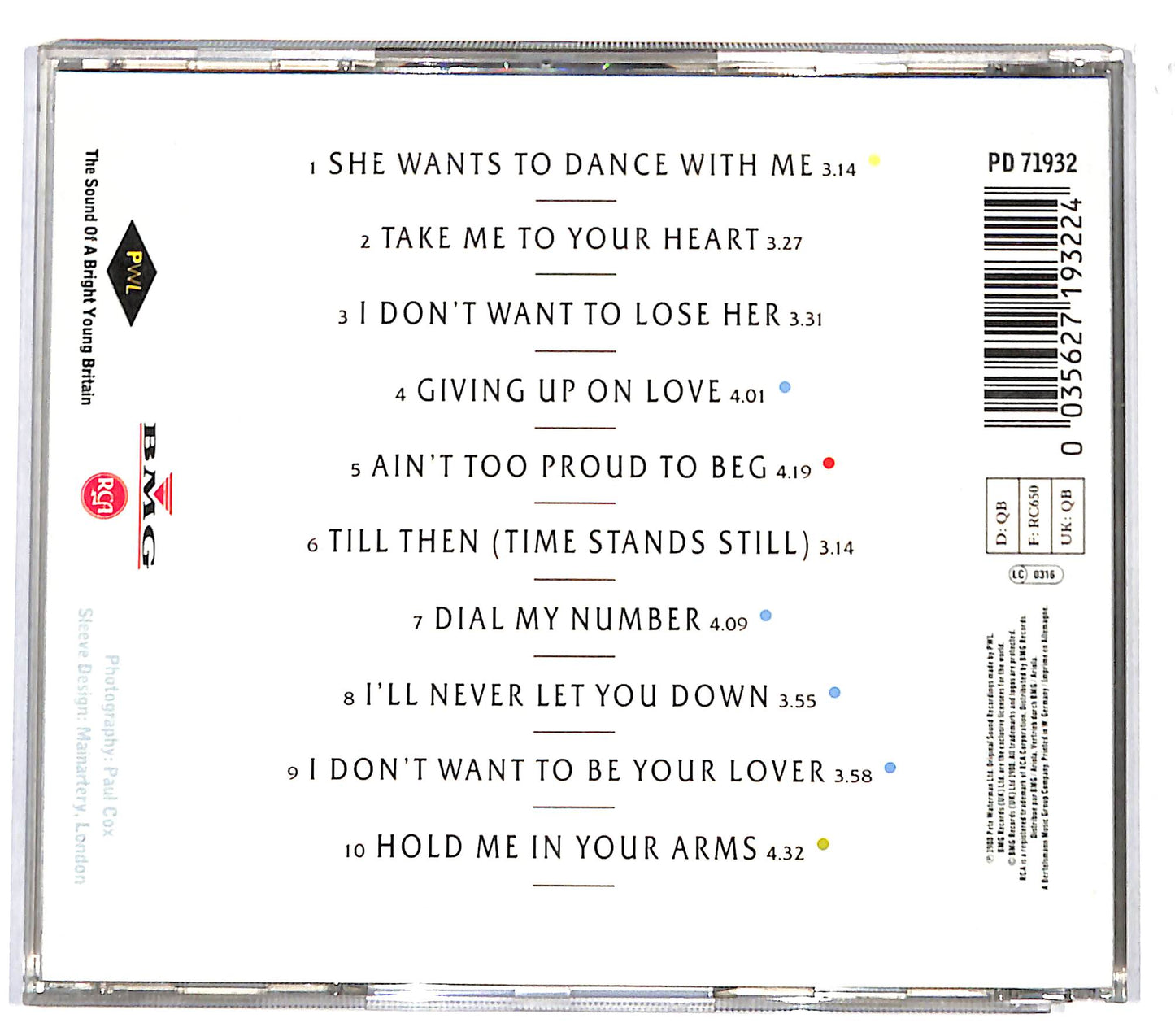 EBOND Rick Astley - Hold Me In Your Arms CD CD132229