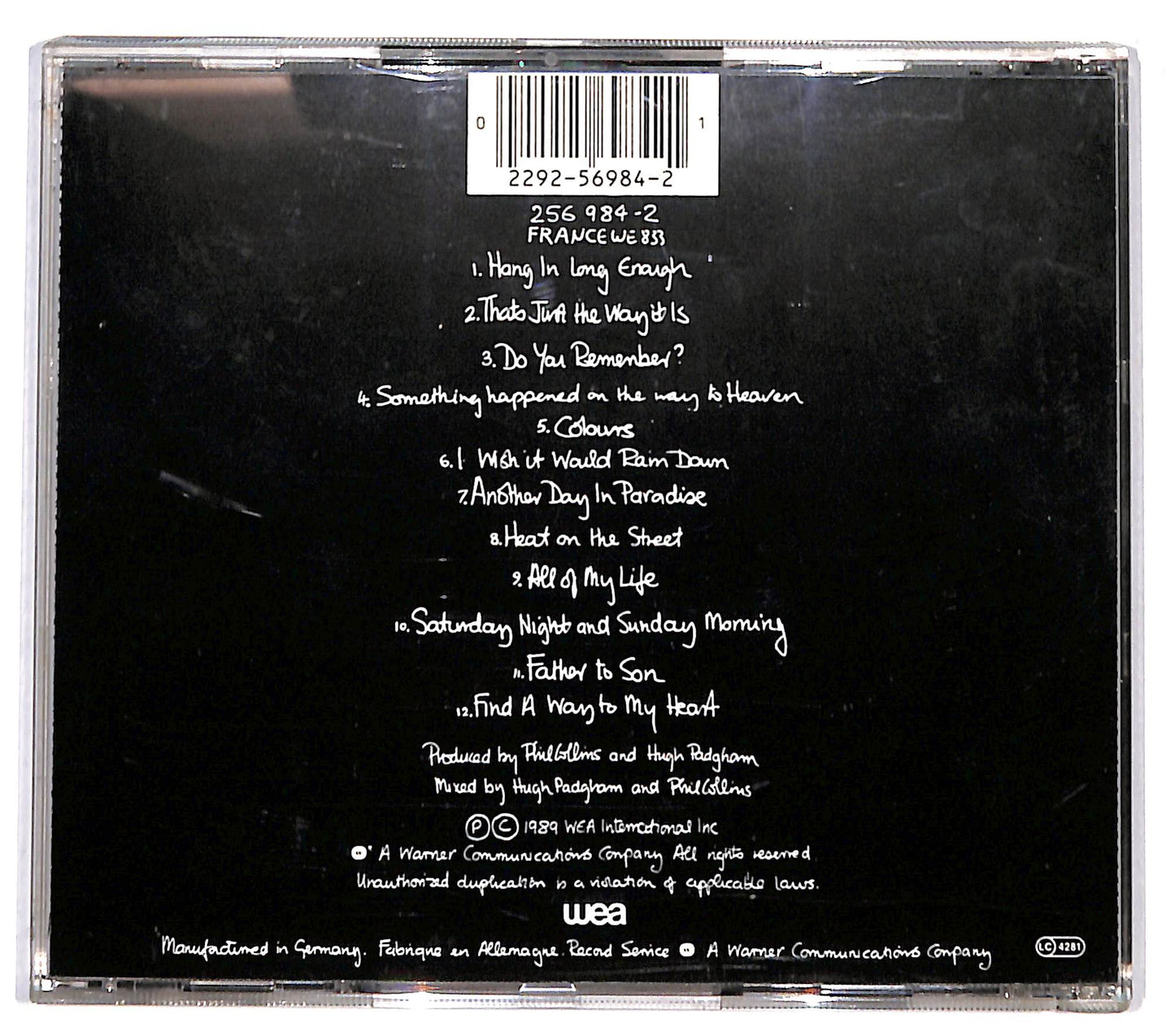EBOND Phil Collins - ...But Seriously ALBUM JEWEL CASE CD CD132333