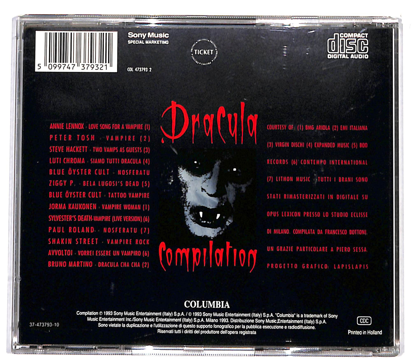 EBOND Various - Dracula Compilation CD CD132360