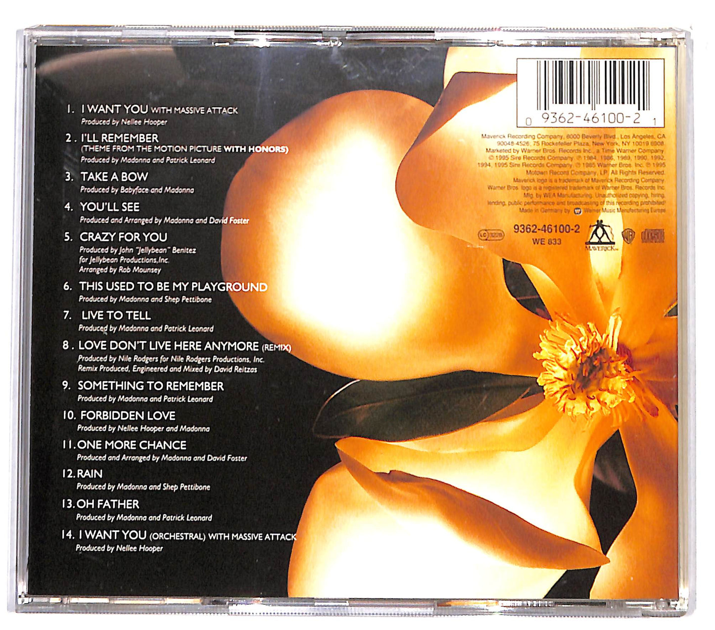 EBOND Madonna - Something To Remember CD CD132416