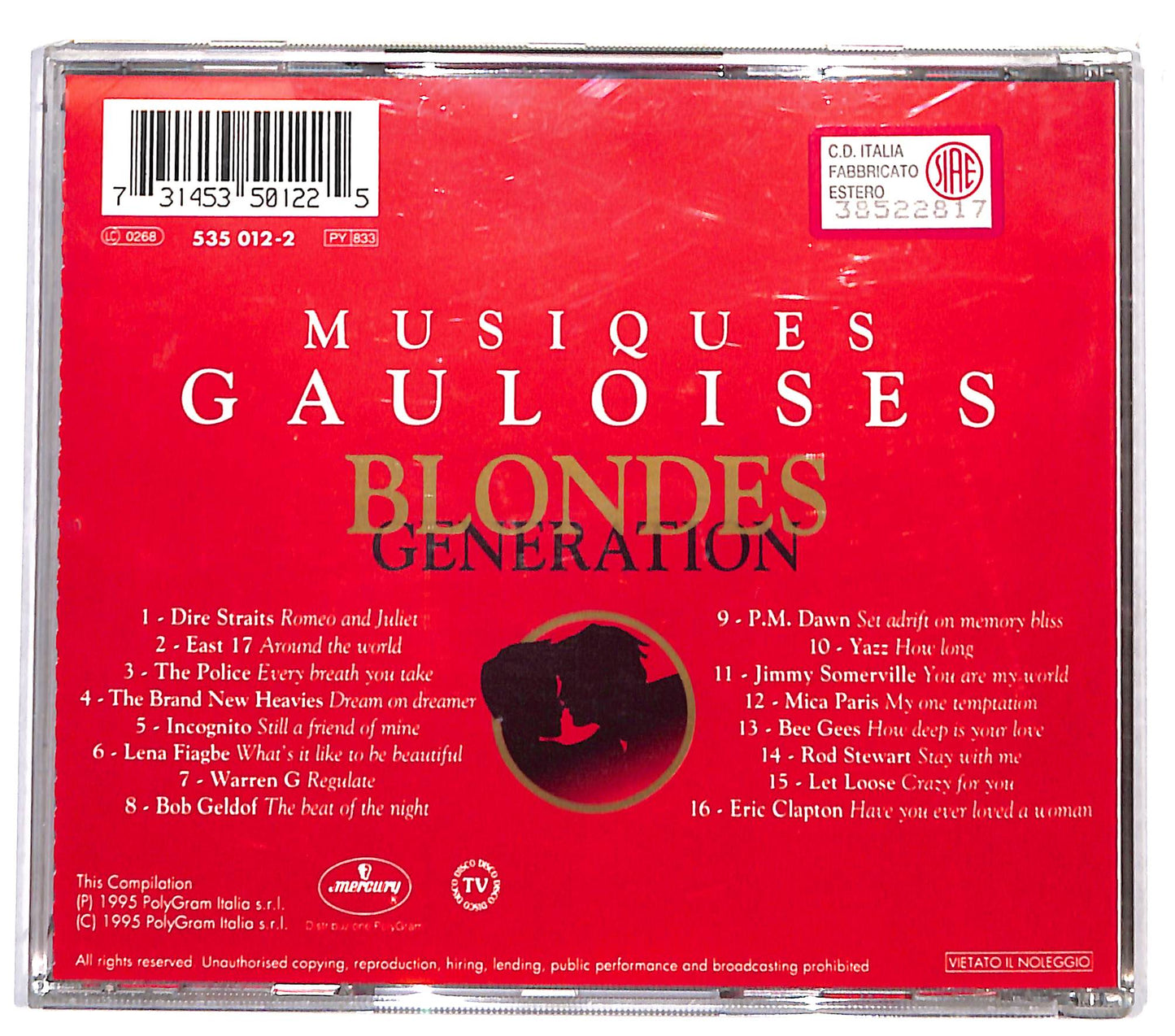 EBOND Various - Musiques Gauloises - Blondes Generation CD CD132418