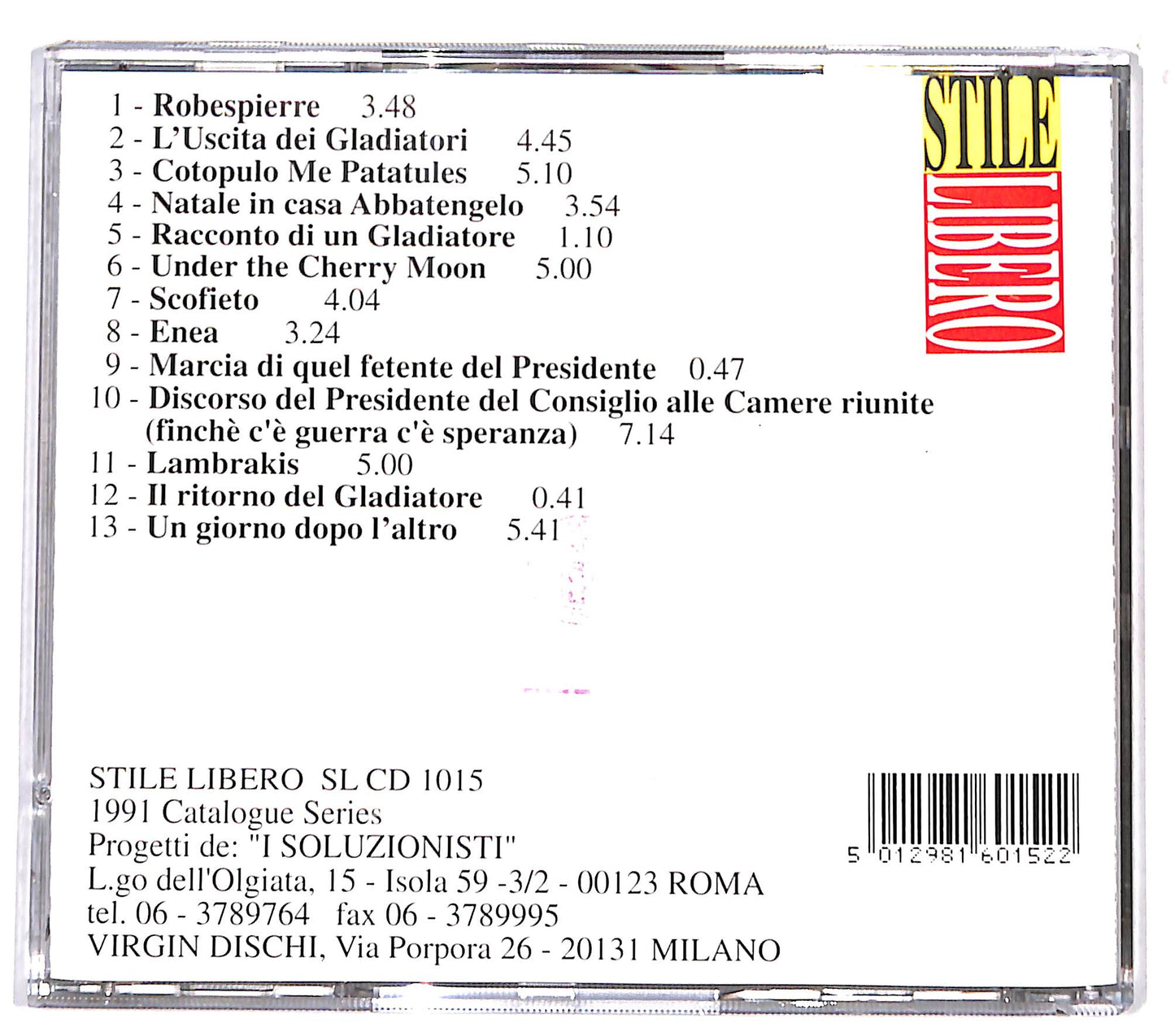 EBOND Daniele Sepe - L'Uscita dei Gladiatori CD CD132437