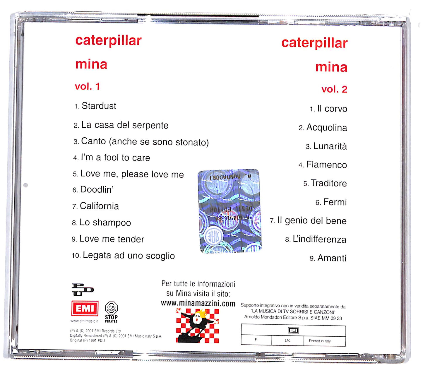 EBOND Mina - Caterpillar Vol. 1/2 CD CD132440