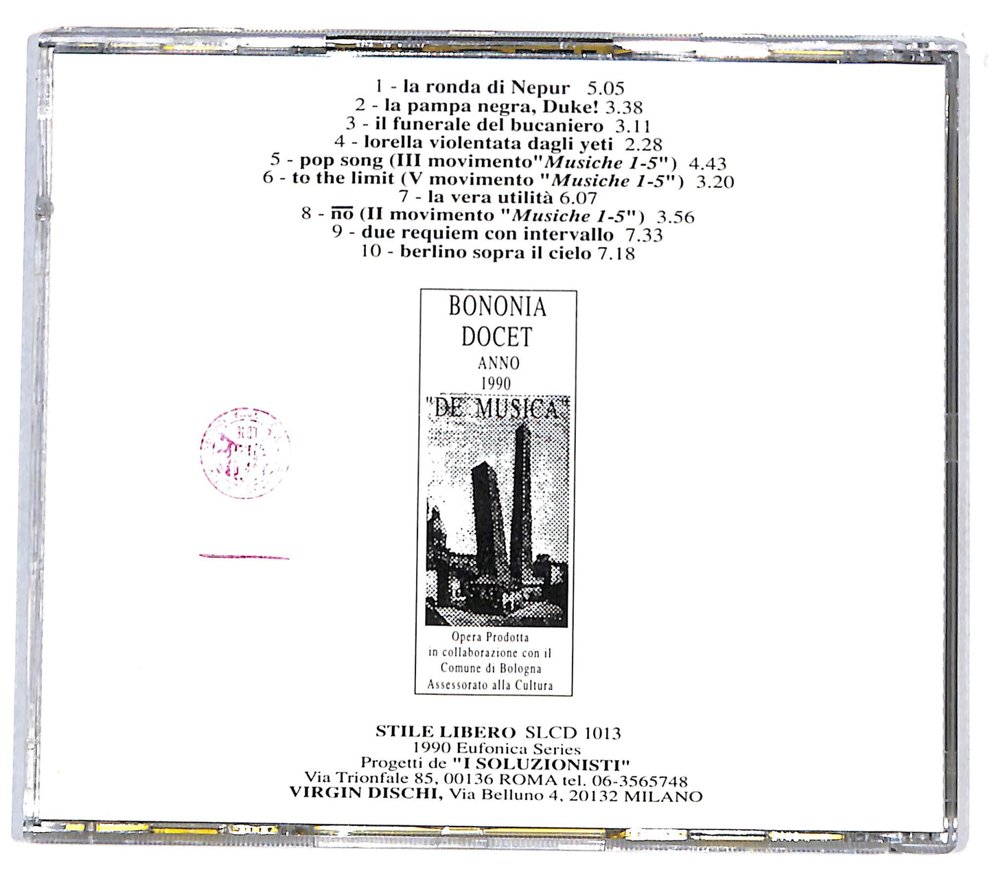 EBOND Marco Bertoni Enrico Serotti - Marco Bertoni Enrico Serotti CD CD132444