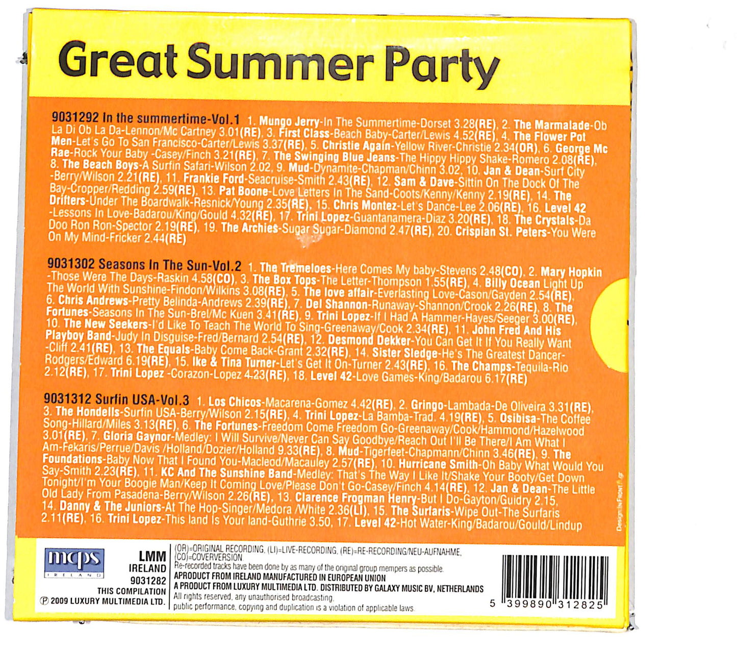 EBOND Various - Great Summer Party CD CD132447