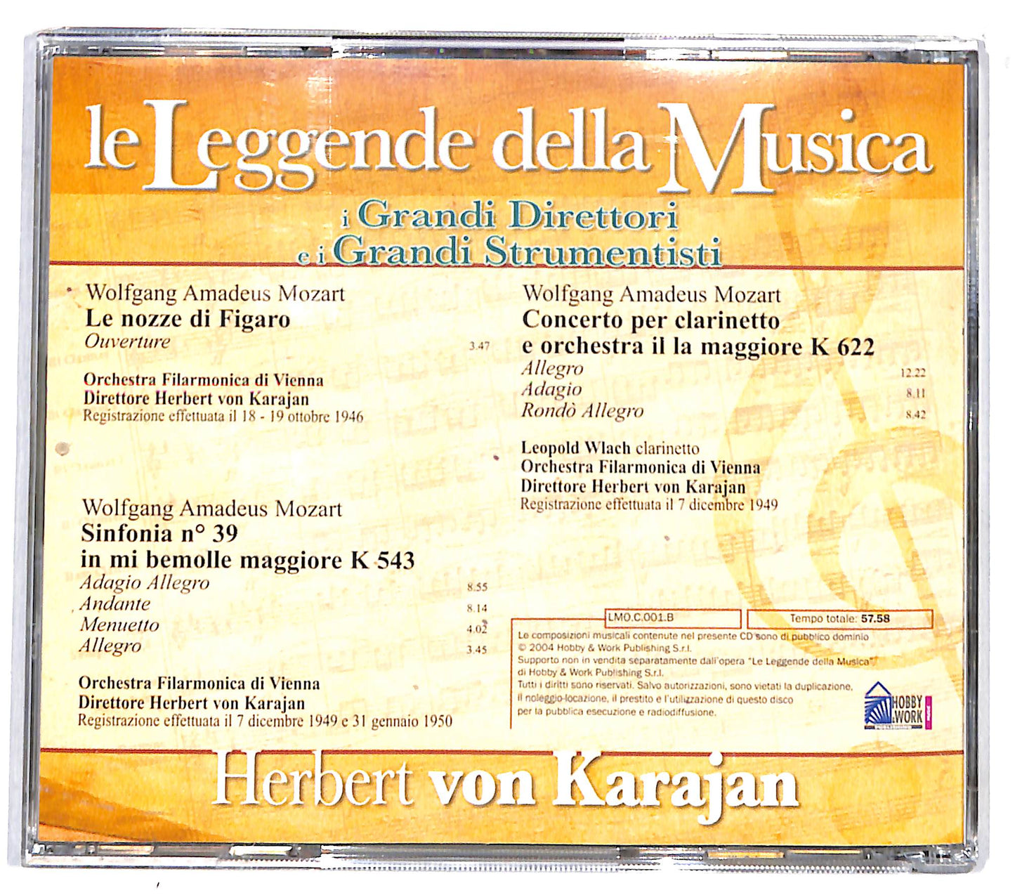 EBOND Herbert von Karajan - la leggenda della musica CD CD132449