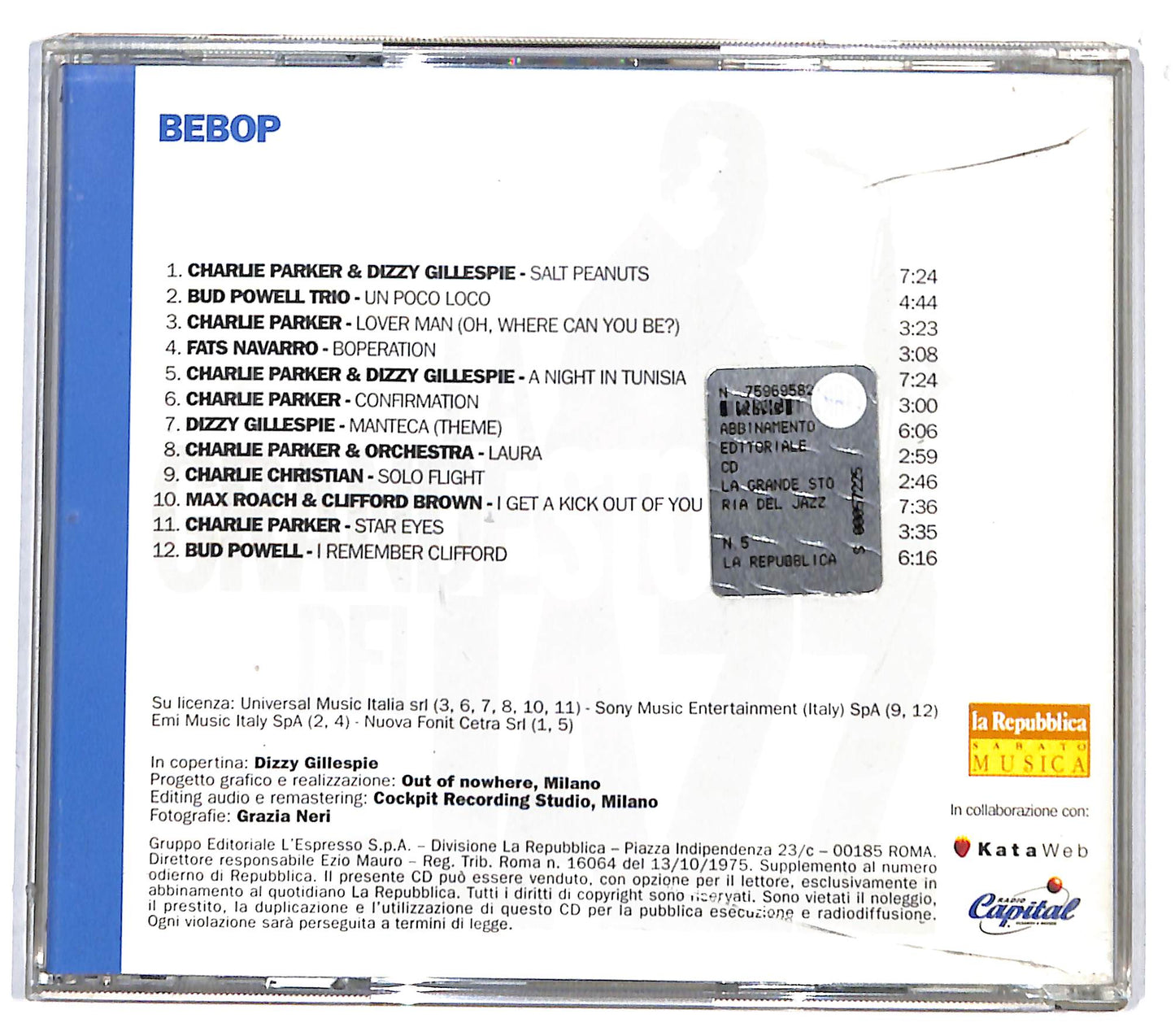 EBOND Various - Bebop CD CD132507