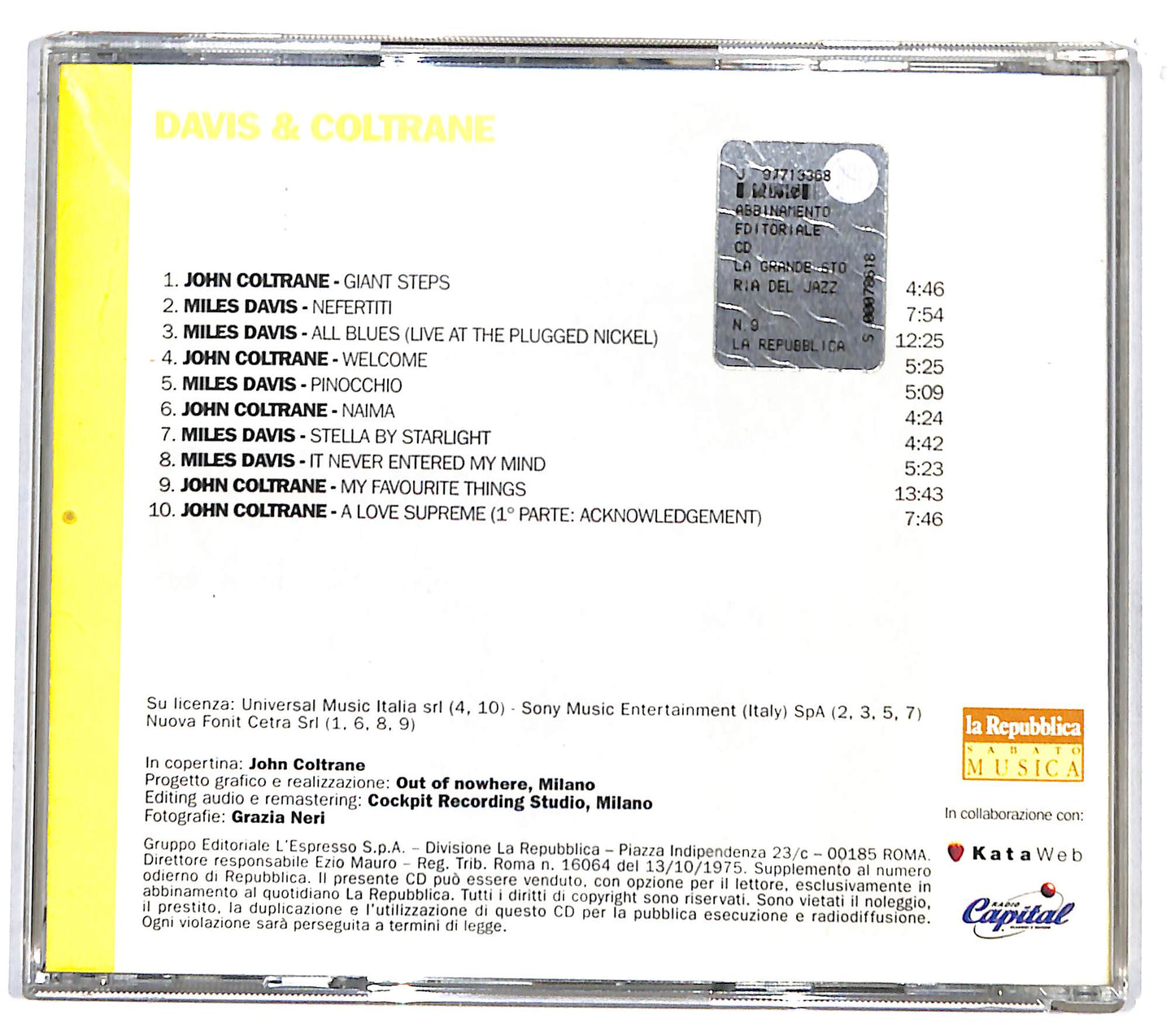 EBOND Various - Davis & Coltrane CD CD132509