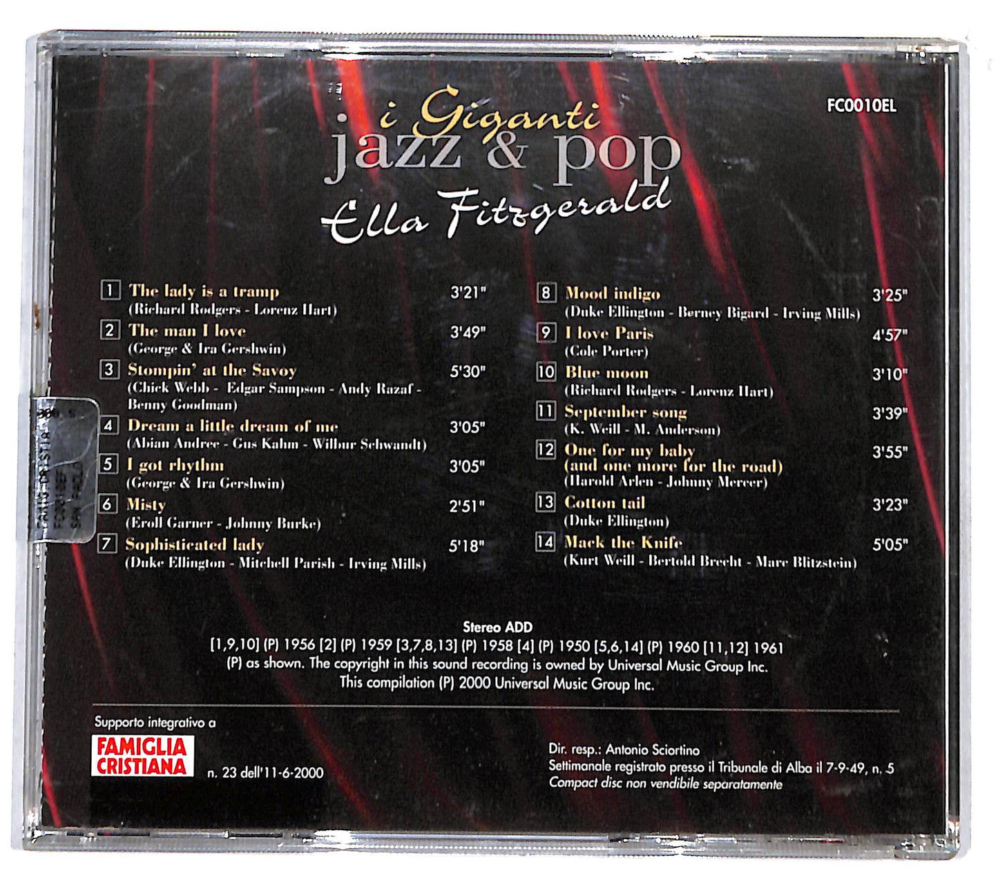 EBOND Ella Fitzgerald - Ella Fitzgerald CD CD132512