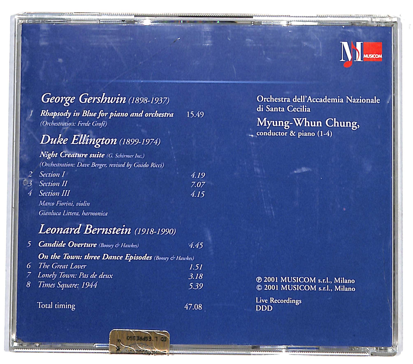 EBOND Gershwin Ellington Bernstein - Chung CD CD132516