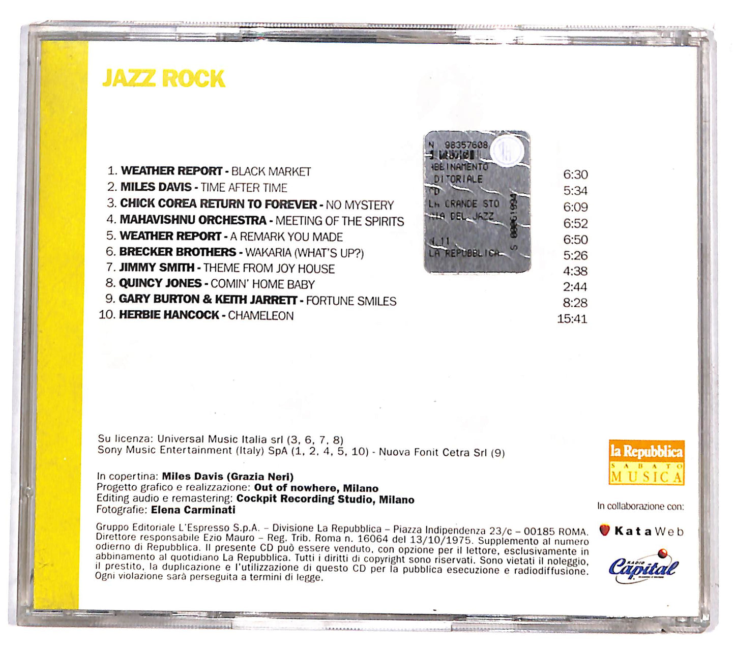 EBOND Various - Jazz Rock CD CD132532