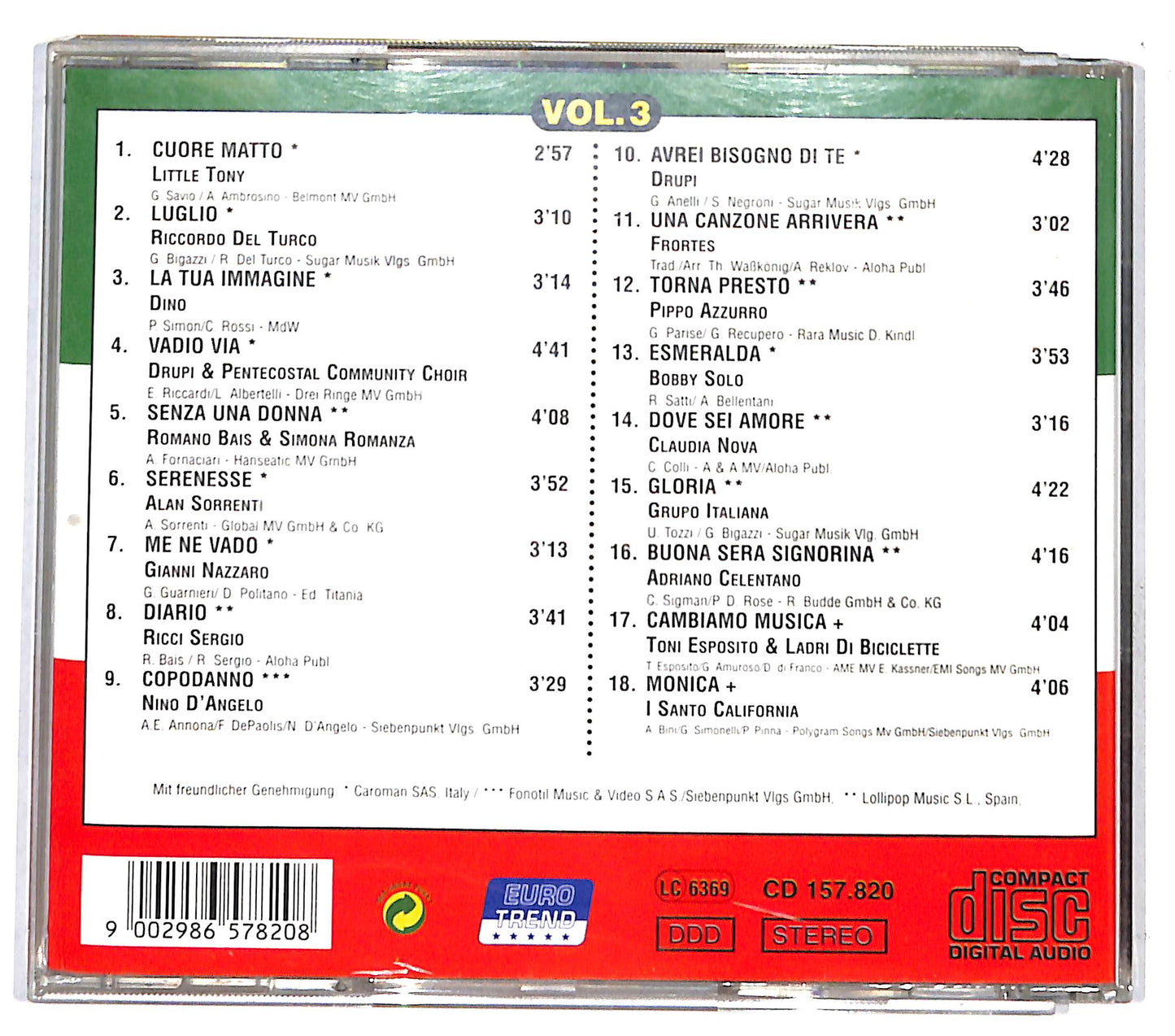 EBOND Various - Ti Amo Vol. 3 CD CD132610