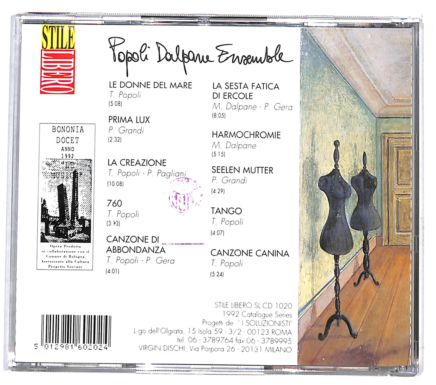 EBOND Popoli Dalpane Ensemble - Serenate CD CD132615
