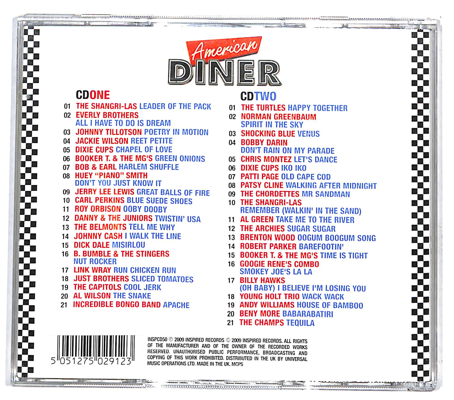 EBOND Various - American Diner - Original Soul & Rock And Roll CD CD132617