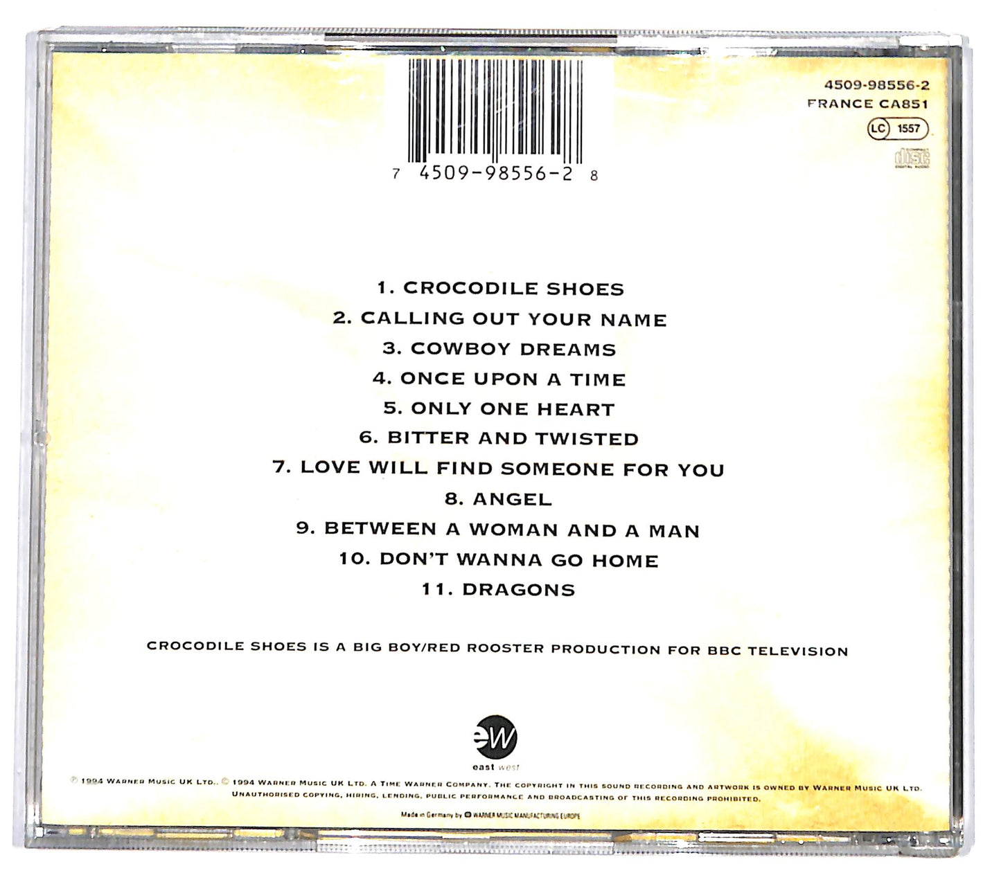 EBOND Jimmy Nail - Crocodile Shoes CD CD132636