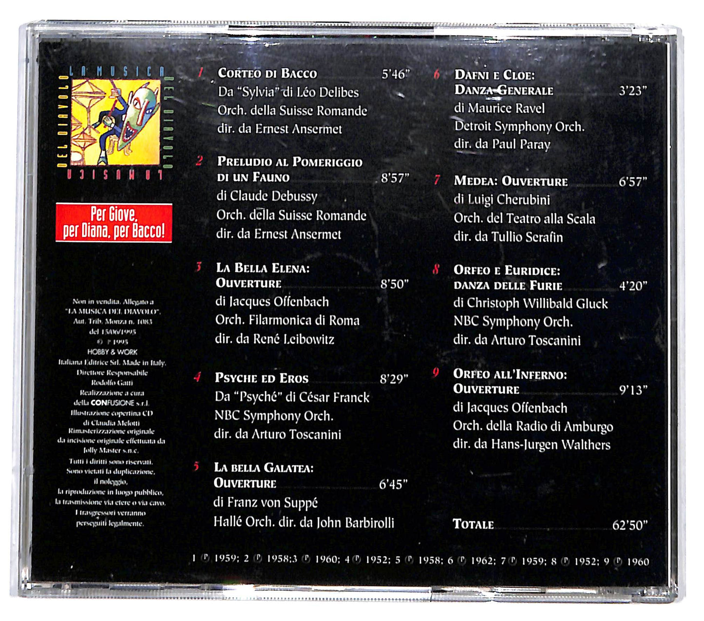 EBOND Various - Per Giove Per Diana Per Bacco! CD CD132748