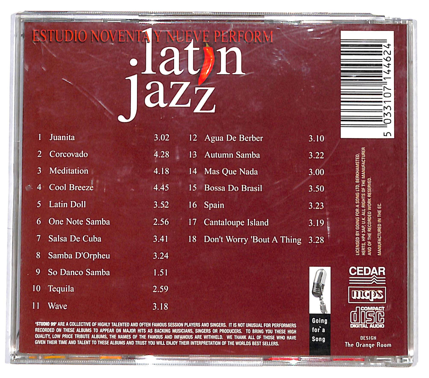EBOND Estudio Noventa Y Nueve - Latin Jazz CD CD132847