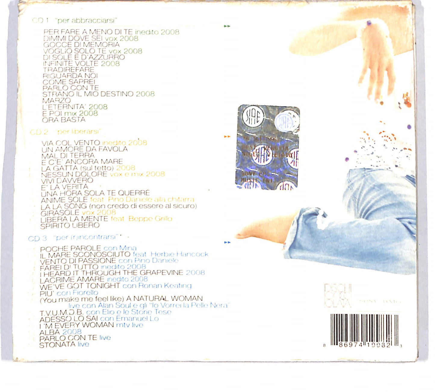 EBOND Giorgia - Spirito Libero (Viaggi Di Voce 1992-2008) CD CD132853