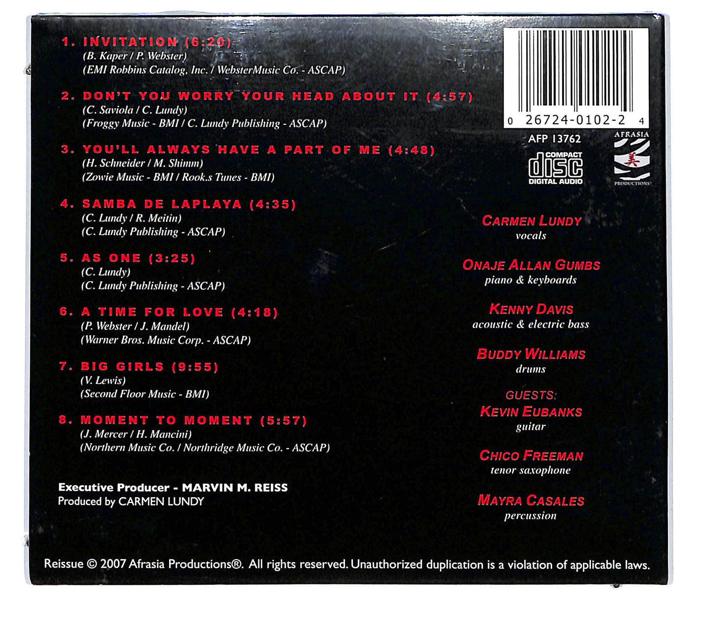 EBOND Carmen Lundy - Moment To Moment CD CD133004