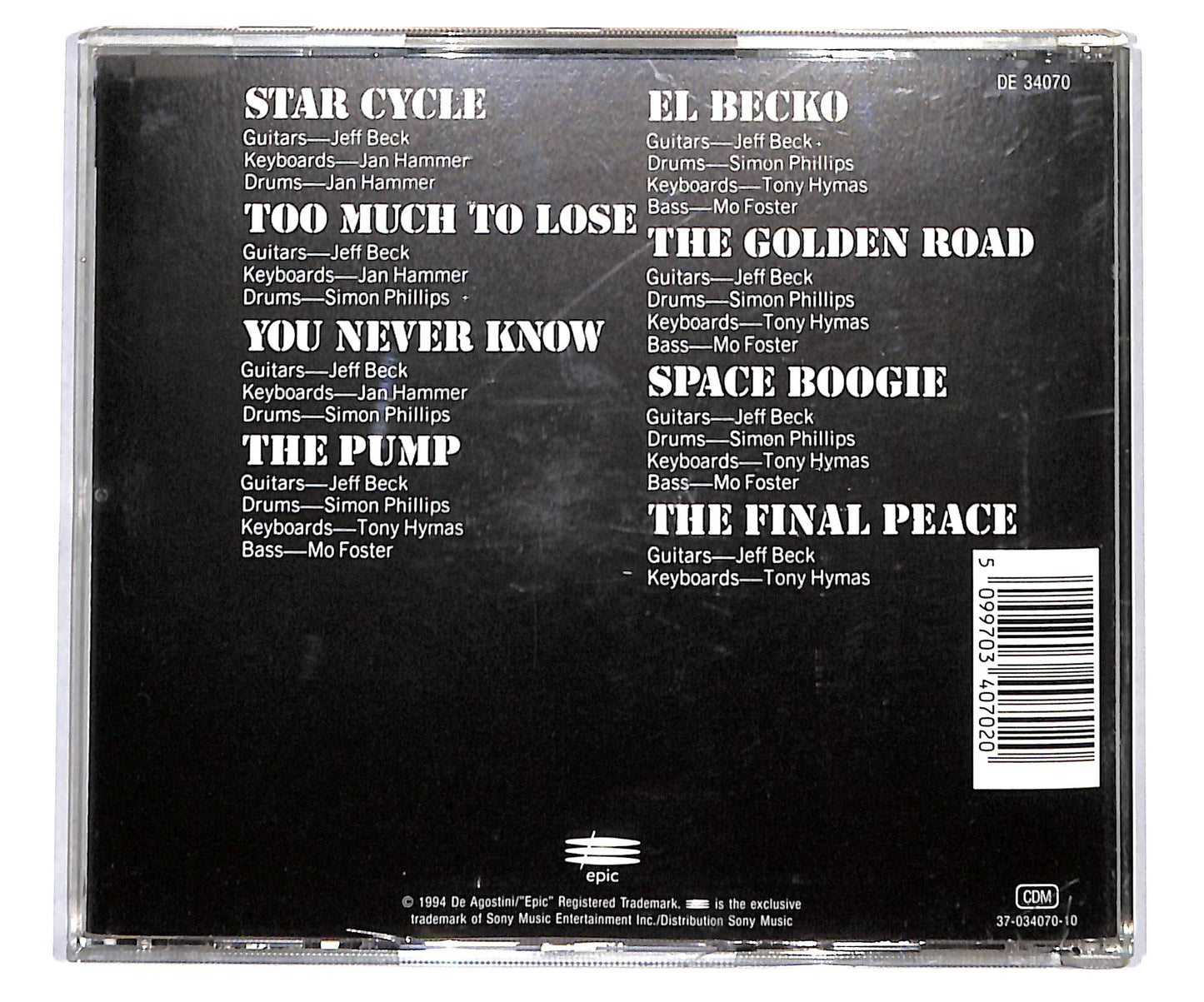 EBOND Jeff Beck - There And Back CD CD133113