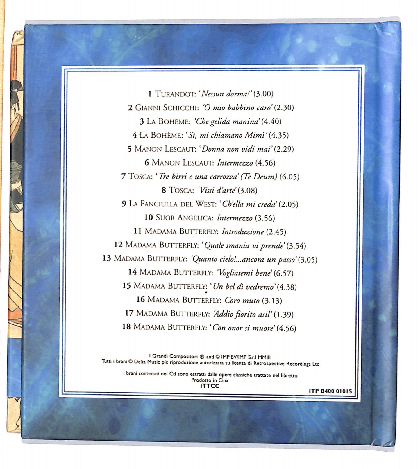 EBOND Puccini - La Tragedia Nell'Opera CD CD133206