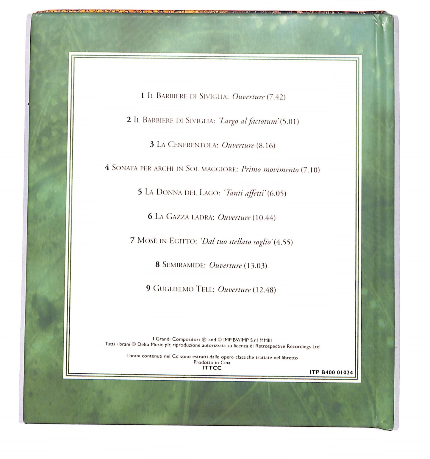 EBOND Rossini - Opere E Ouvertures CD CD133229