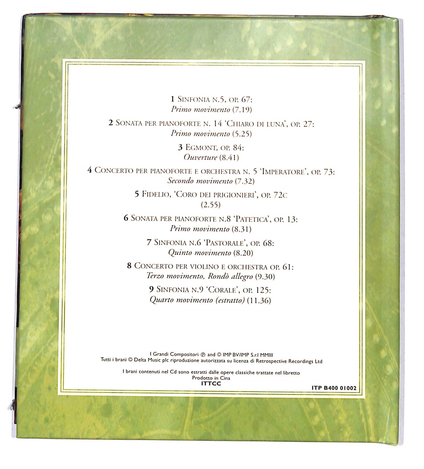 EBOND Beethoven - Lo Spirito Della Liberta CD CD133234