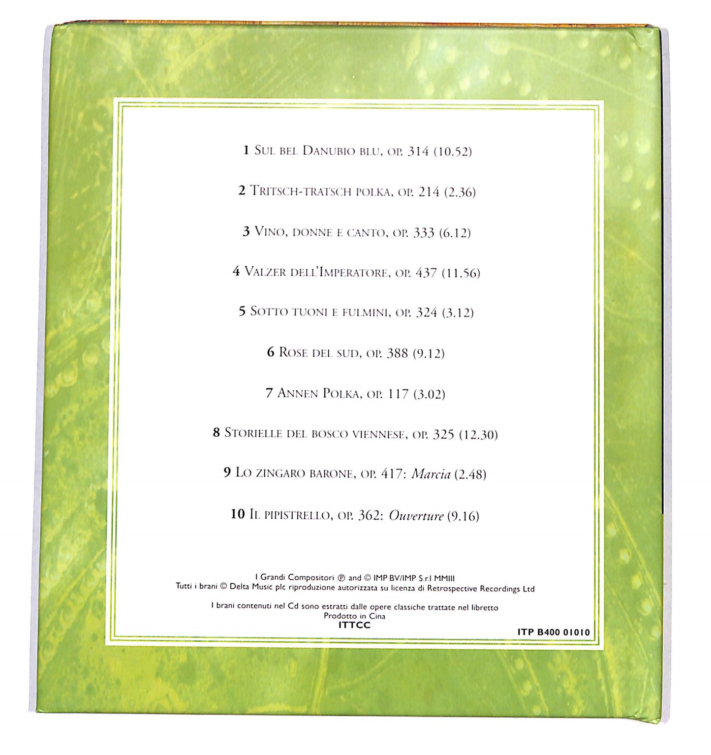 EBOND J. Strauss II - Atmosfere Viennesi CD CD133235