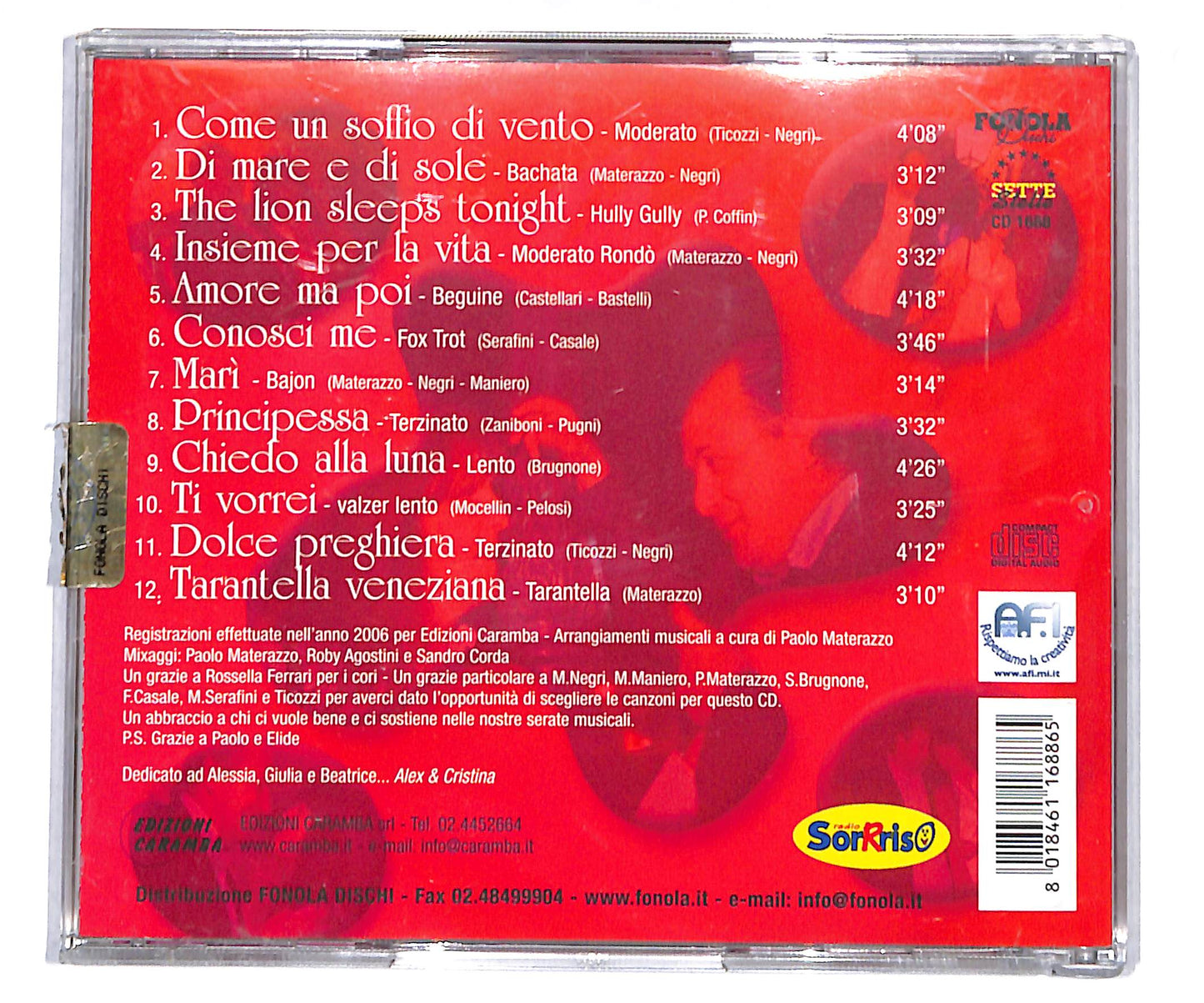 EBOND Orchestra Alex&Cristina - insieme per la vita CD CD133327